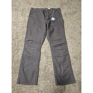 Dovetail Workwear Women Britt Utility Dark Grey Canvas Pants Size 20x32 New